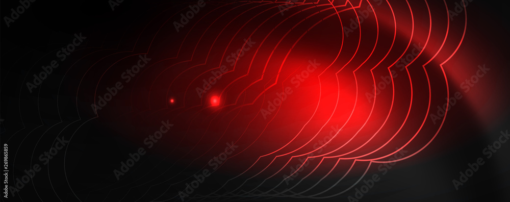 Shiny neon techno template. Neon lines background, 80s style laser rays Shiny neon techno template. Neon lines background, 80s style laser rays