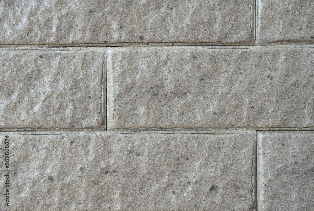 Fototapeta premium Old gray brick wall texture