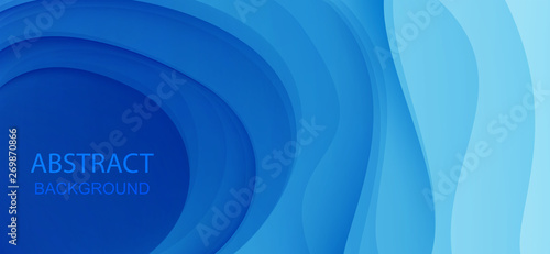 Blue background modern abstract vector.Perfect design for headline and sale banner.
