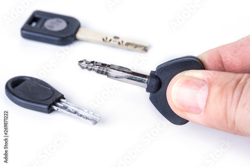 Special keys for property protection. Safety lock concept © OttoPles