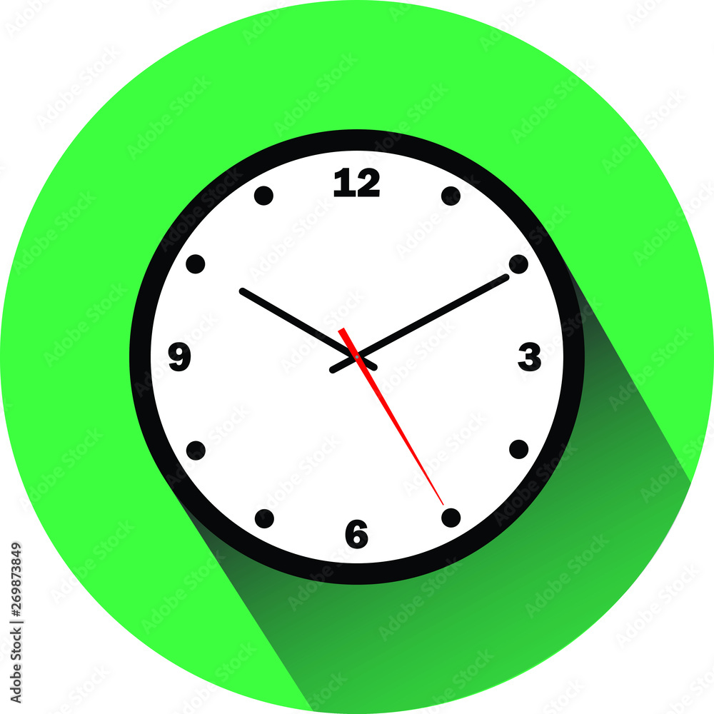 clock isolated on white background clock isolated on white background