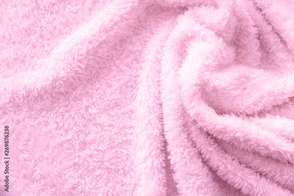White delicate soft background of plush fabric White delicate soft background of plush fabric