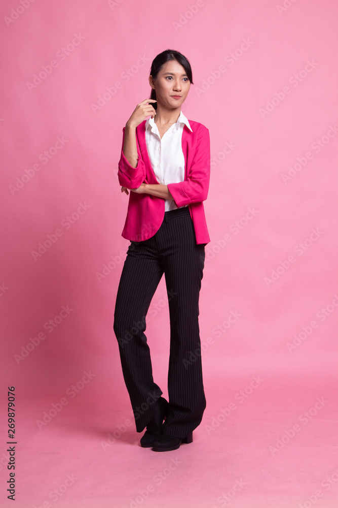 Full body of beautiful young asian woman. Full body of beautiful young asian woman.