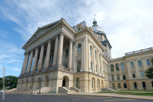 Springfield  Illinois - State Capitol Building. Springfield  Illinois  USA.