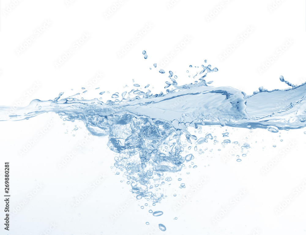 water splash isolated on white background,beautiful splashes a clean water water splash isolated on white background,beautiful splashes a clean water