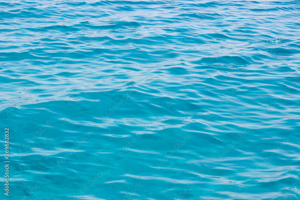 simple background sea water surface with small waves