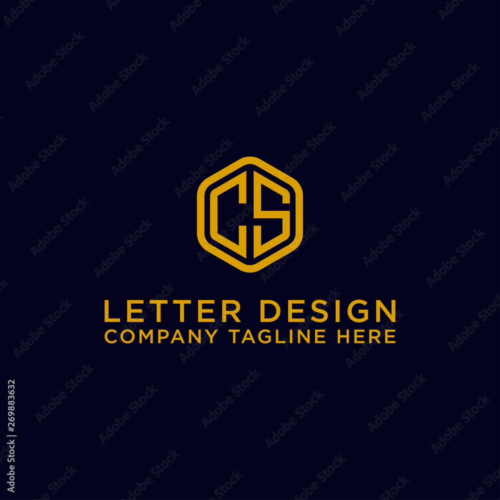 logo design inspiration for companies from the initial letters of the CS logo icon. -Vector logo design inspiration for companies from the initial letters of the CS logo icon. -Vector