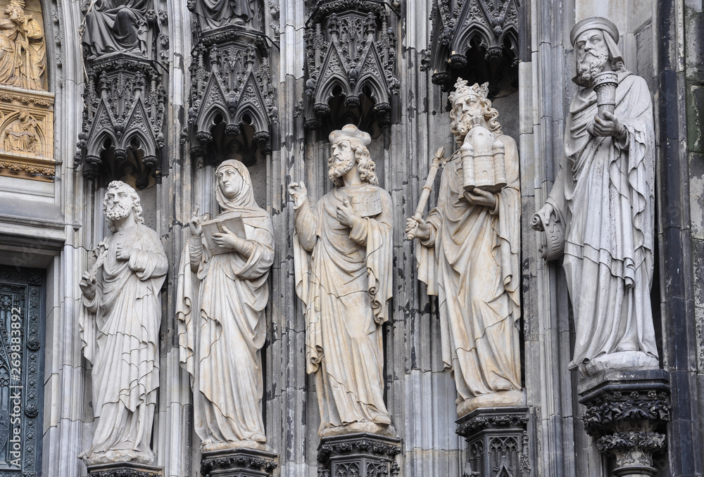Catholic cathedral in Cologne, North Rhine-Westphalia, Germany.