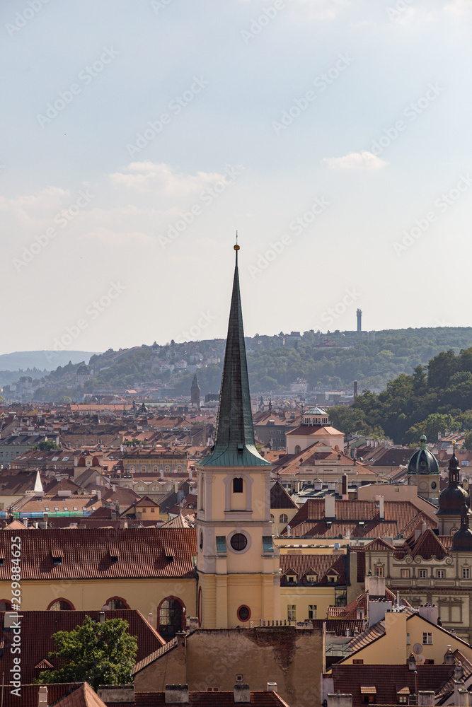 Blick über die Dächer von Prag