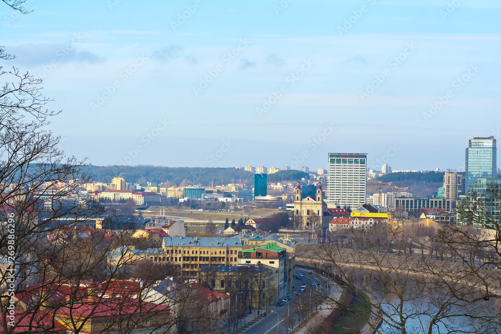 Fototapeta premium widok z góry na stare miasto