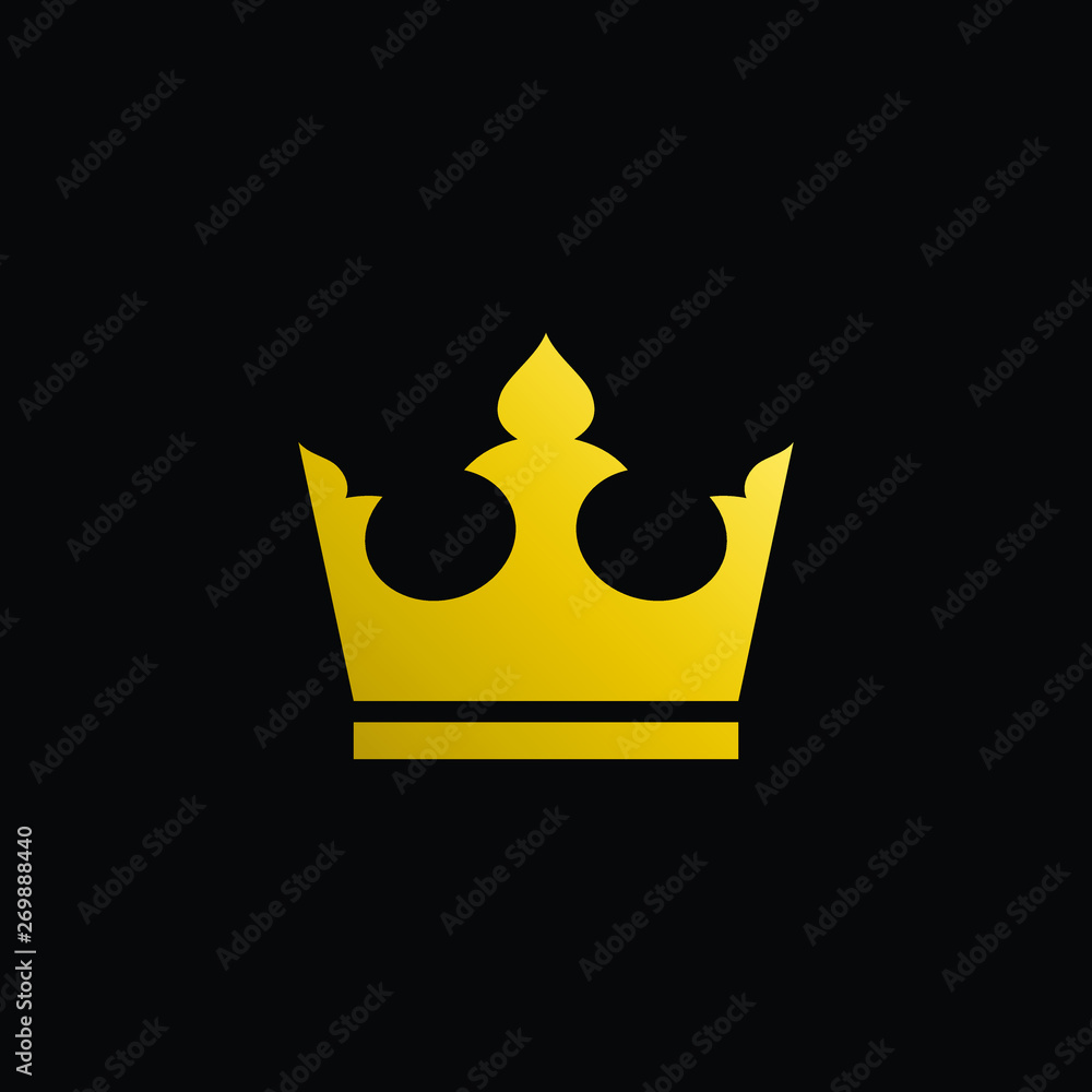 Simple Modern Royal Crown Icon Logo Symbols for Luxury Badges Card Invitations Decoration Element Simple Modern Royal Crown Icon Logo Symbols for Luxury Badges Card Invitations Decoration Element