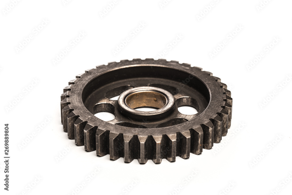 Various car parts and accessories, isolated on white background - Image Various car parts and accessories, isolated on white background - Image