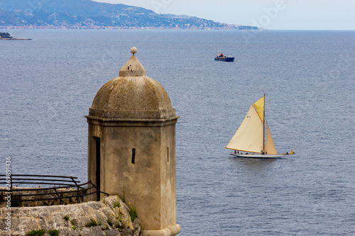 Monaco, Monaco-Ville - June 22, 2018: Oceanographic Museum in Monaco