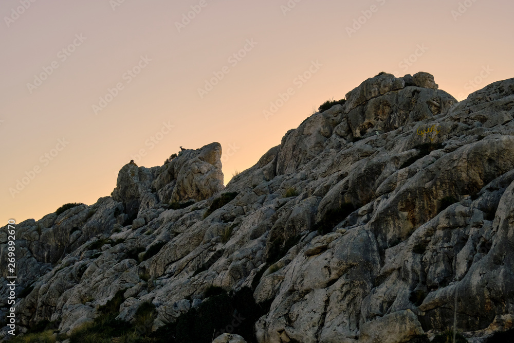 Landschaft und Steilküste auf der Halbinsel Formentor, Mallorca, Balearen, Spanien