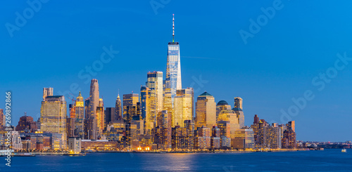Lower Manhattan New York panorama