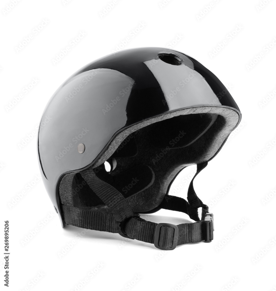 Bicycle helmet on white background Bicycle helmet on white background