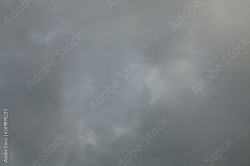 The background of thunderclouds. Stormy, gray, lead sky before the rain and rainstorm