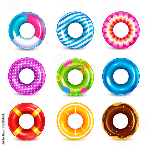 Rubber Swimming Rings Collection