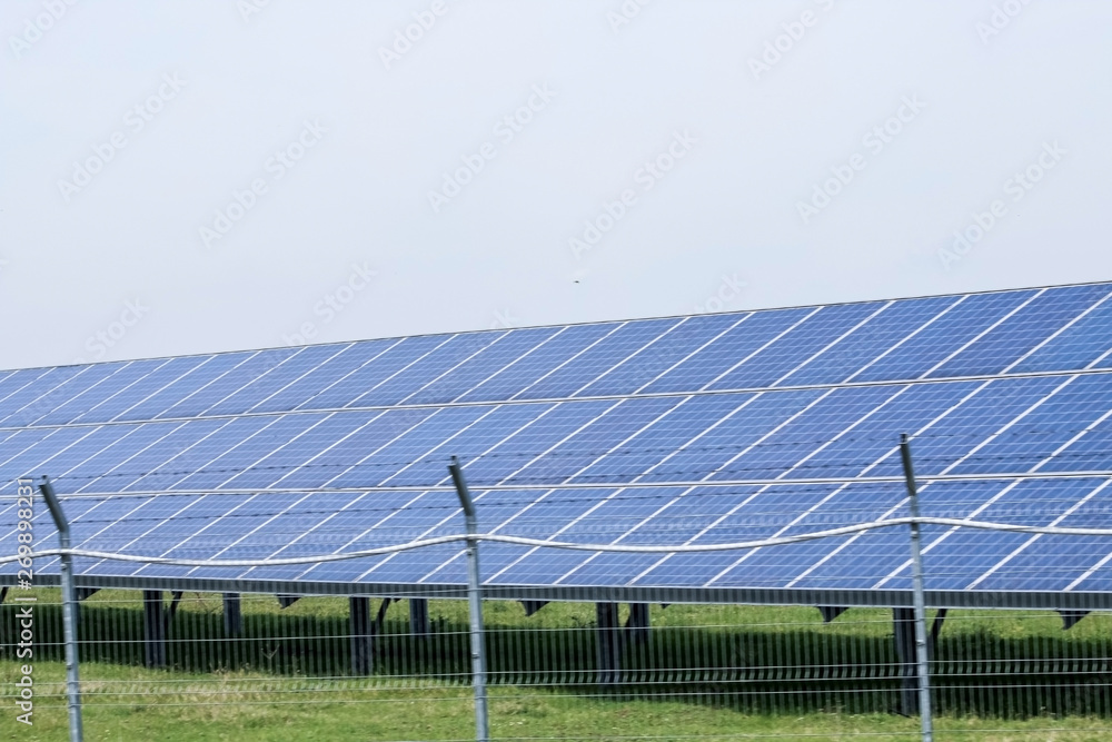 Solar panel on a simply background Solar panel on a simply background