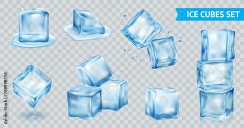 Ice Cube Transparent Set