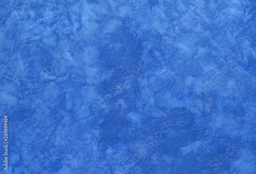 Blue abstract wall background texture