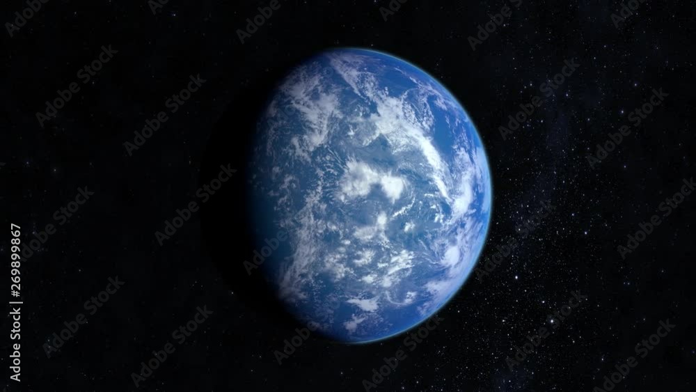 Earth. The camera flies around. A view from space. Stars twinkle. 4K. The earth is almost completely illuminated by the sun on the right. Realistic atmosphere. Starry sky. Earth. The camera flies around. A view from space. Stars twinkle. 4K. The earth is almost completely illuminated by the sun on the right. Realistic atmosphere. Starry sky.