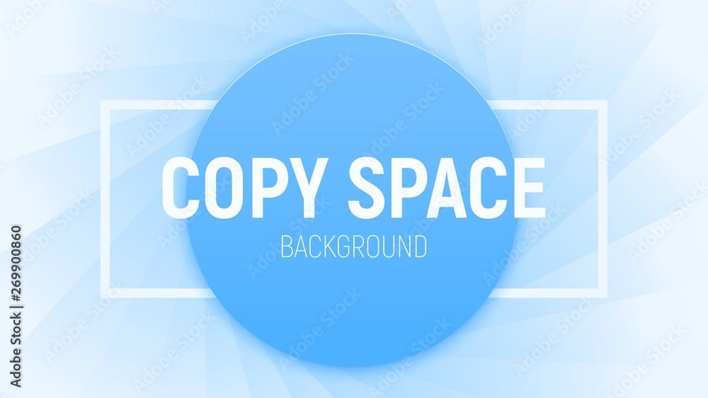 Minimal vector blue background with copy space. Minimal vector blue background with copy space.