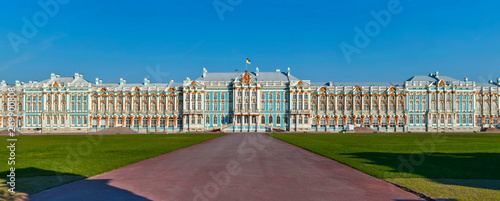 Catherine palace in Tsarskoe Selo (Pushkin), Saint Petersburg, Russia