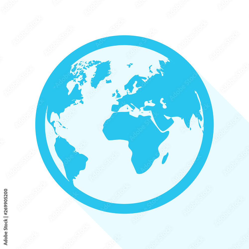 Globe icon. Vector illustration. Globe icon. Vector illustration.