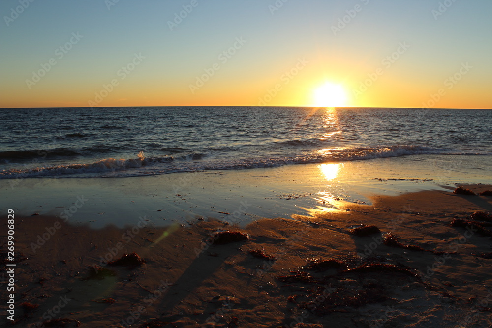 Sunset in Adelaide Beach, Australia