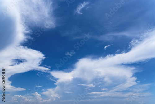 Blue sky and clouds on sunny day © Dennis Gross