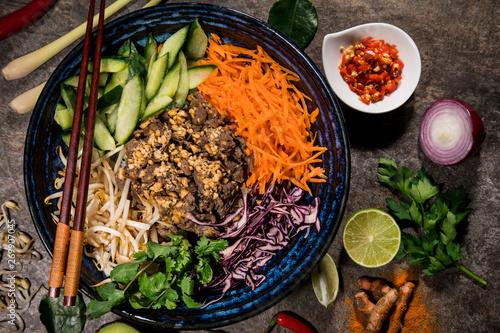 Bun bo nam bo asian food ba...