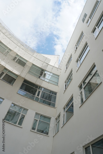 building with blue sky