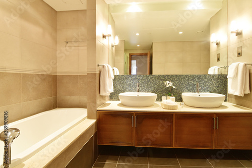 Stylish Bathroom of one Apartment in Dubai