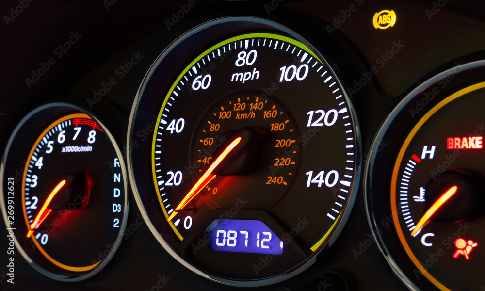 Fototapeta premium Car dashboard