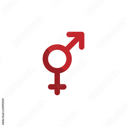 World pride day, genderscolor icon. Element of stop homophobia color icon
