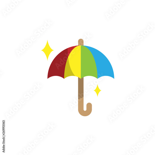 World pride day, umbrellacolor icon. Element of stop homophobia color icon