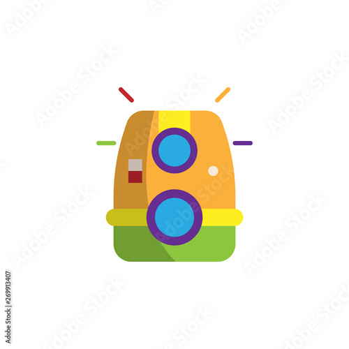 World pride day, speakercolor icon. Element of stop homophobia color icon