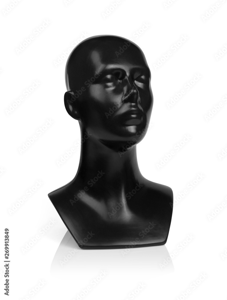 Mannequin head, isolated Mannequin head, isolated
