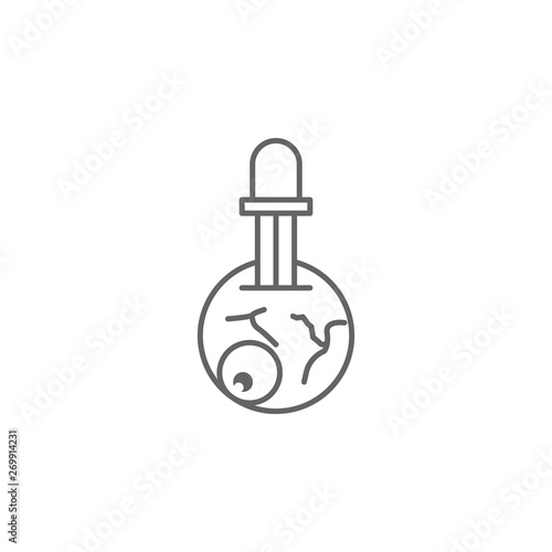 Hand, finger, nasty outline icon. Element of nasty icon. Thin line icon for website design and development, app development. Premium icon