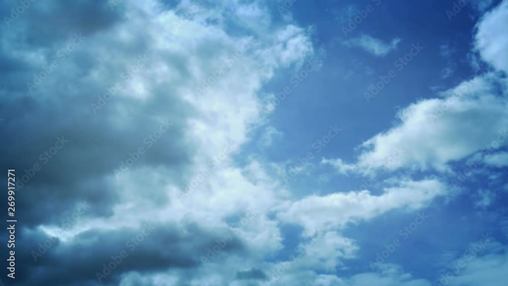 Storm Clouds Approaching Over Blue Sky Storm Clouds Approaching Over Blue Sky