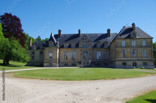 Castle of Boran Sur Oise near Paris in France, Europe