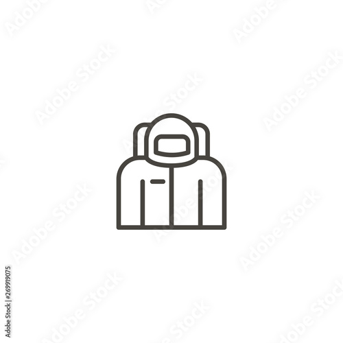 Astronaut icon - Vector. Spage concept vector illustration.