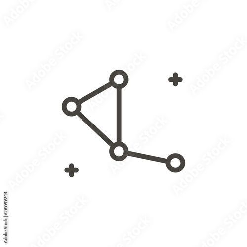 Constellation icon - Vector. Spage concept vector illustration.