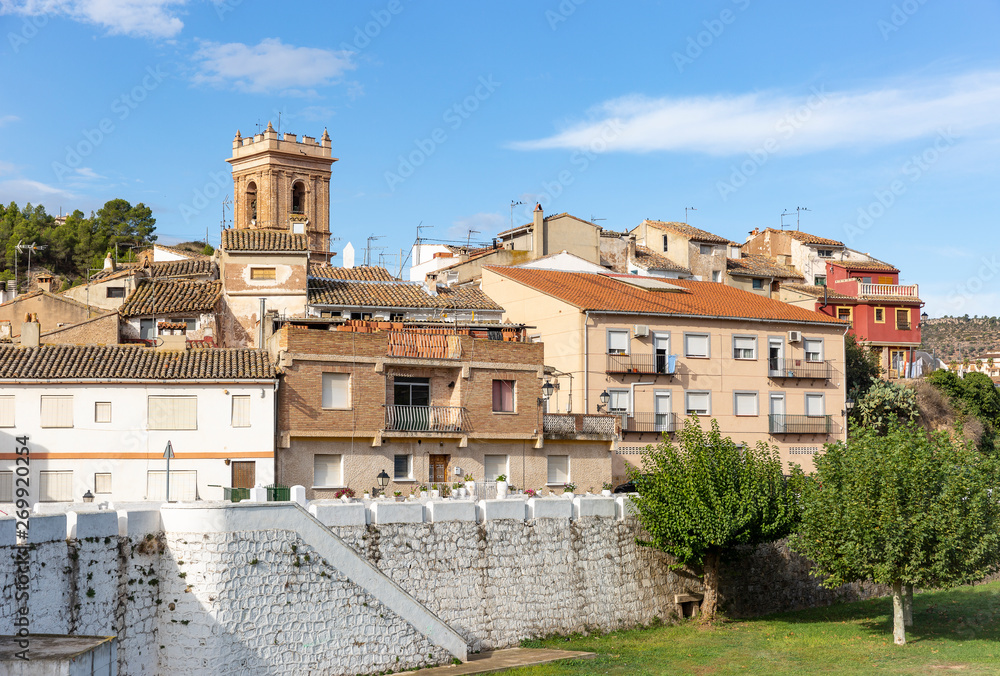 a view of Calles village, province of Valencia, Valencian Community, Spain