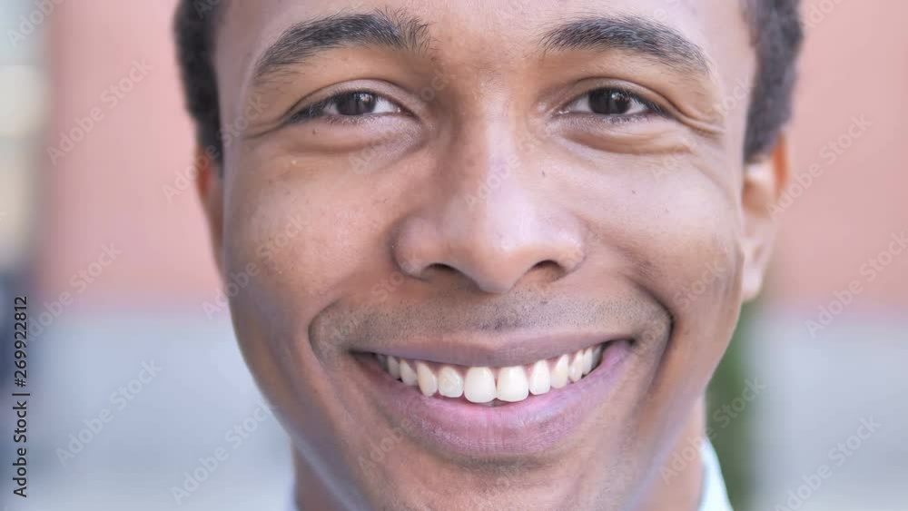 Smiling Face of African Man Smiling Face of African Man