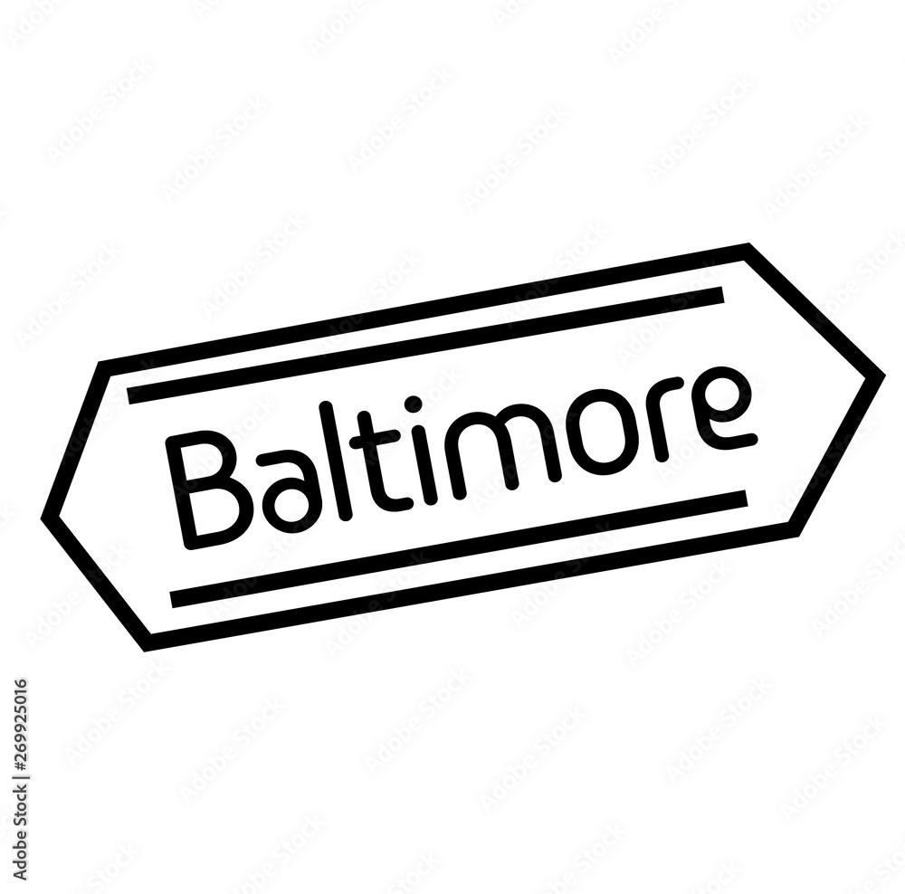 BALTIMORE stamp on white background BALTIMORE stamp on white background