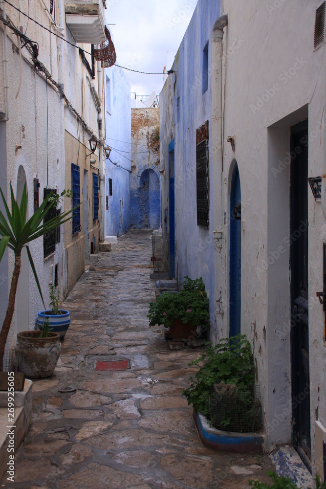 une ruelle de la Médina d'Hammamet