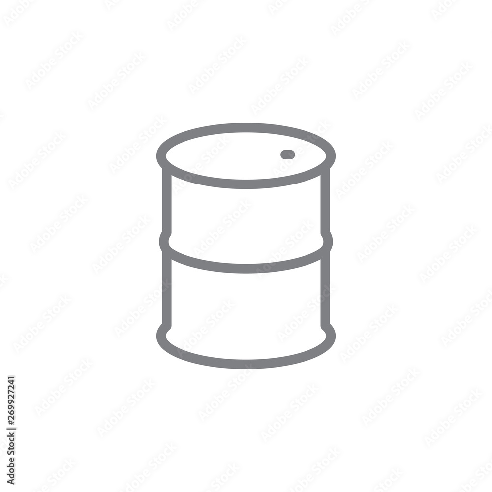 Fuel, oil line vector icon. Element of pollution icon Fuel, oil line vector icon. Element of pollution icon