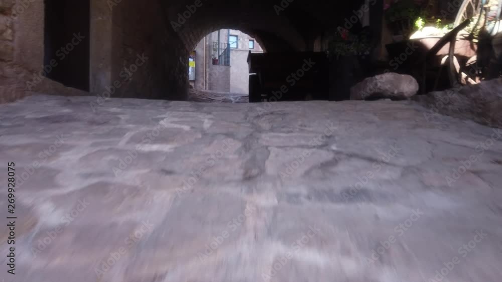 Mura,beautiful village of  Barcelona Catalonia,Spain. 4k  Video